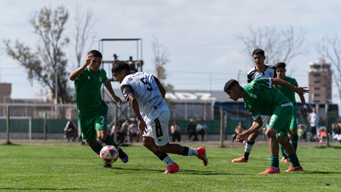 Players competing during a hard-fought league match